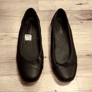 Comfort plus Black Flats
